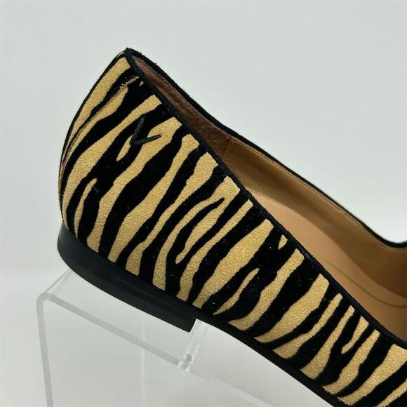 Vionic Willa Women's Slip-On Flats Tiger Stripe Suede Size 8 Brown and Black - Picture 2 of 13